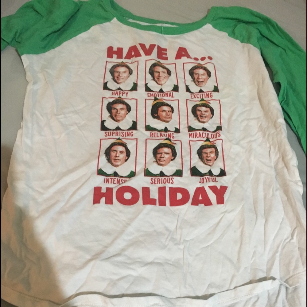 Elf Christmas long sleeve shirt